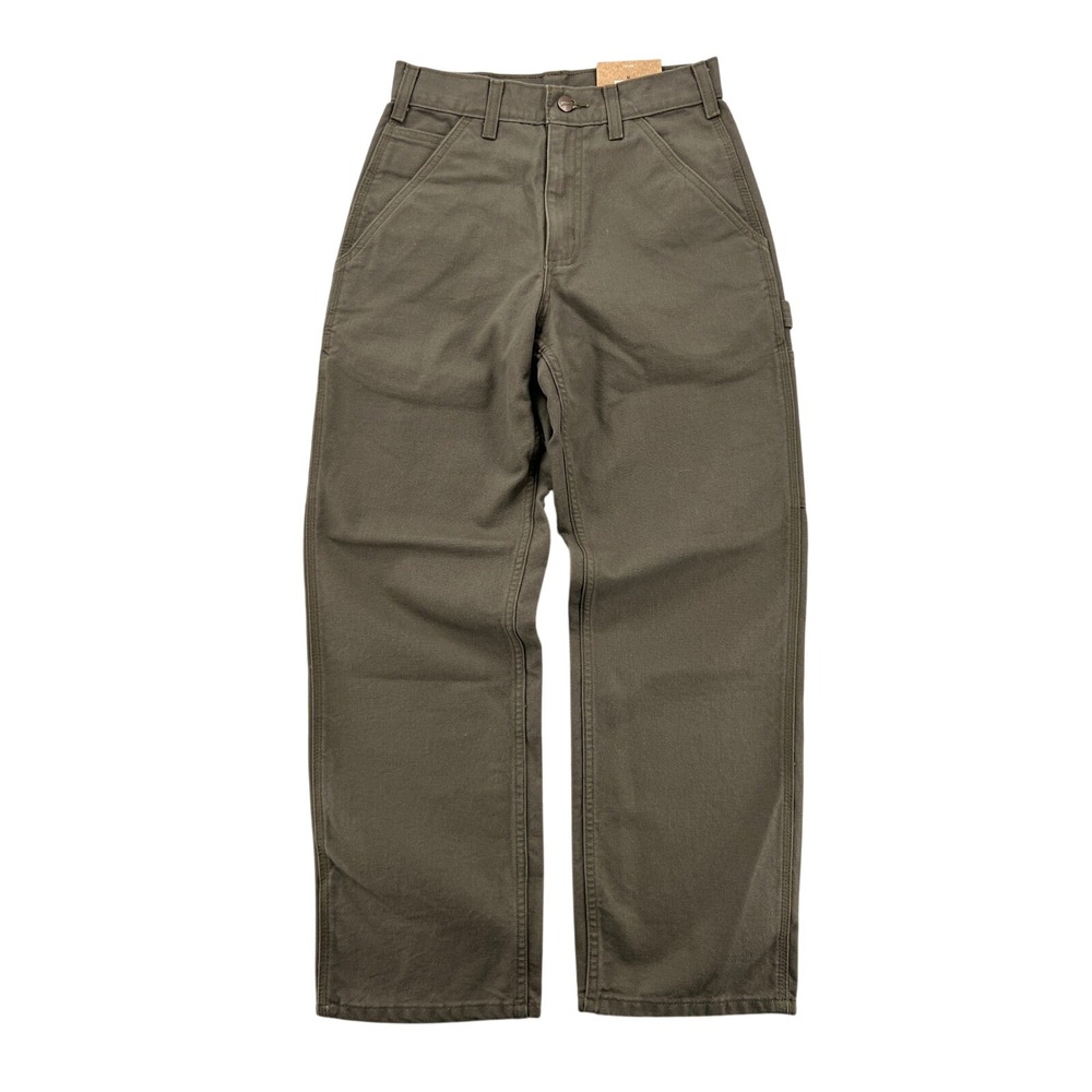 Carhartt B11 MOS Duck Work Dungaree Pants Men 28x30 Moss Green Utility NEW